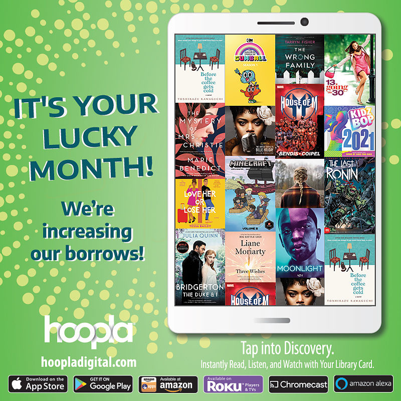 Hoopla Flex Borrows Now Available Bossard Memorial Library